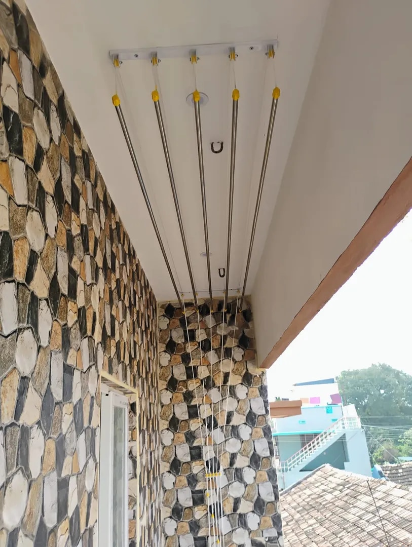 Balcony Ceiling Cloth Drying Hanger In Coimbatore image 1
