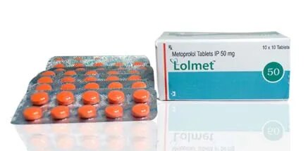 Metoprolol Tartrate 50mg | LOLMET-50 image 1