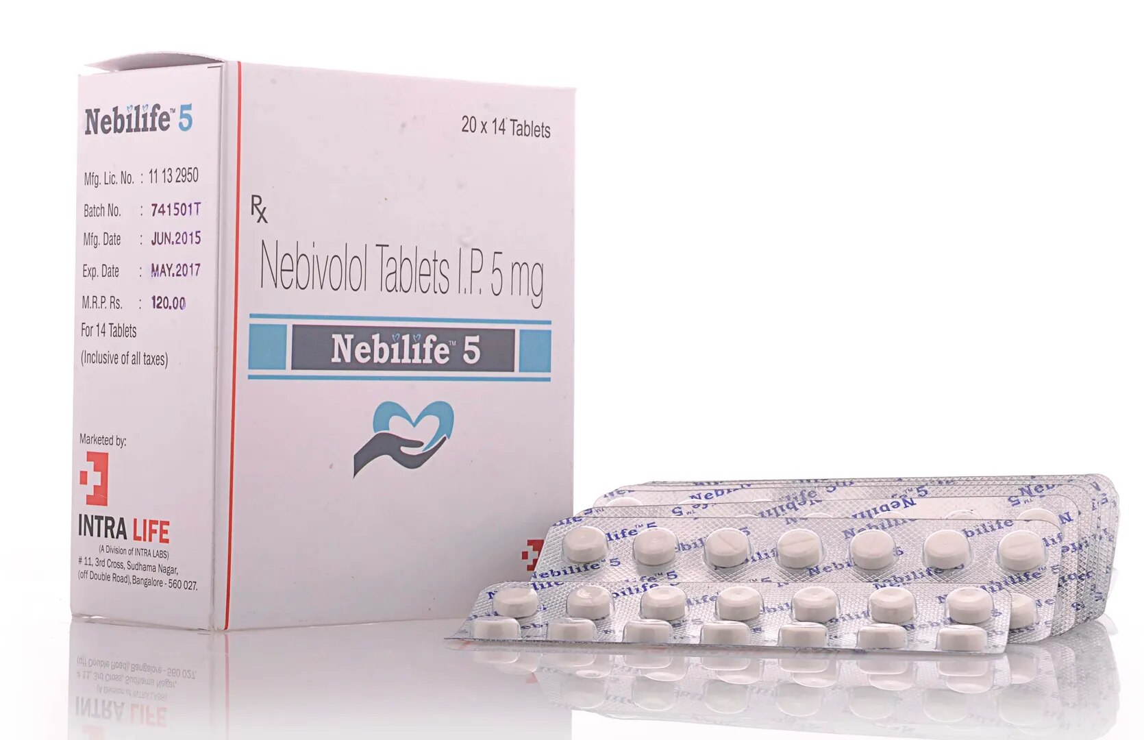 Nebivolol 5mg | NEBILIFE-5 image 1