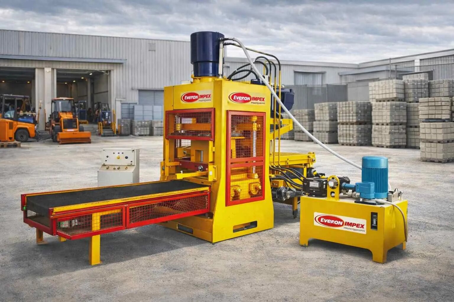 Automatic Fly Ash Brick Making Plant – FB 10B Manufacturers in Coimbatore image 1