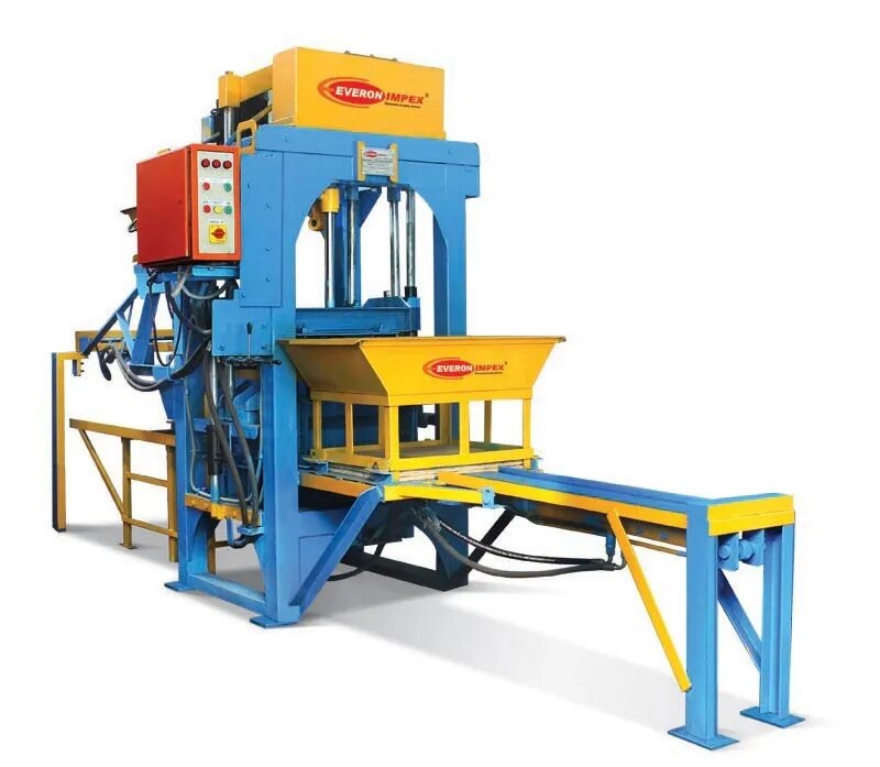 Stationery Type Automatic Hollow Block Machine Manufacturers In Coimbatore - HD 500 MM image 1