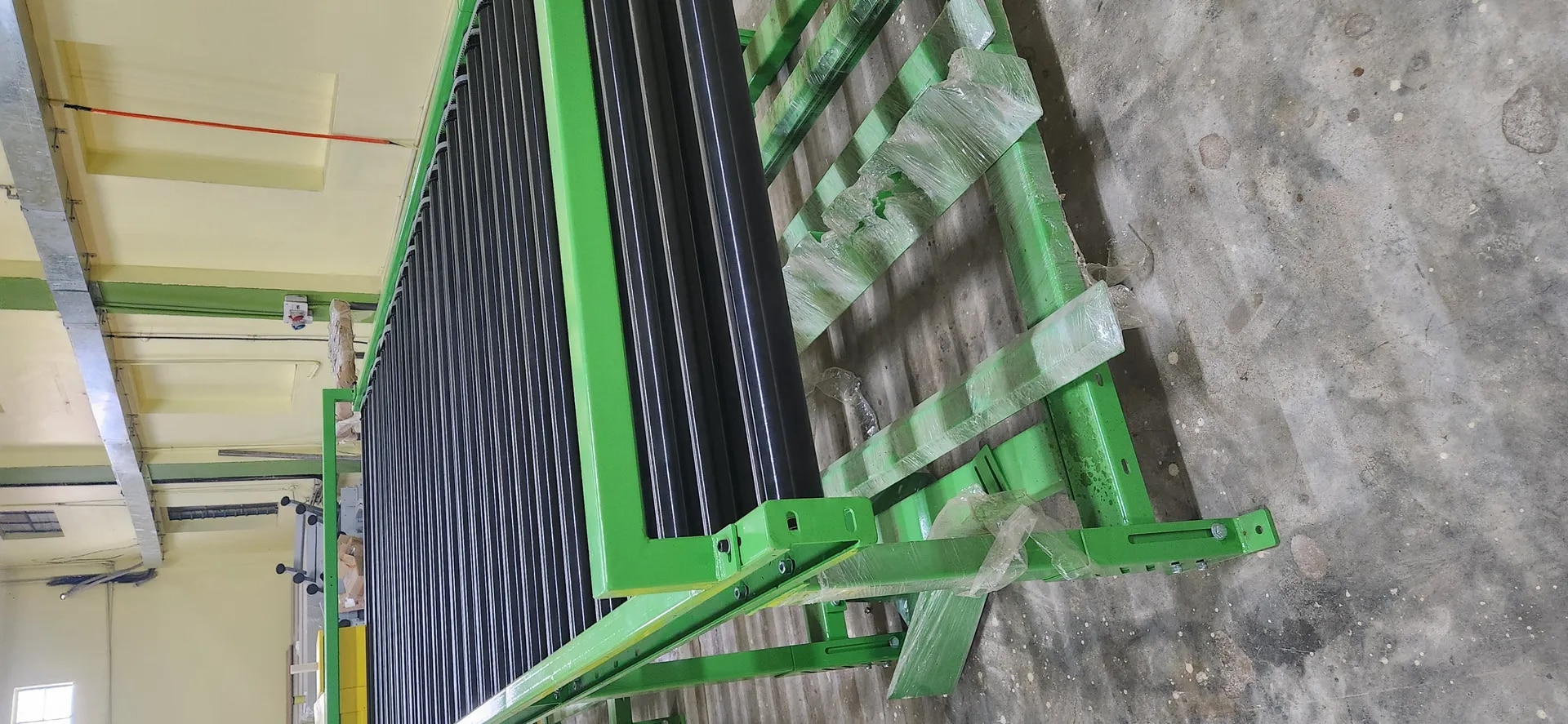 INSPECTION LINE CONVEYOR PU ROLLER image 1
