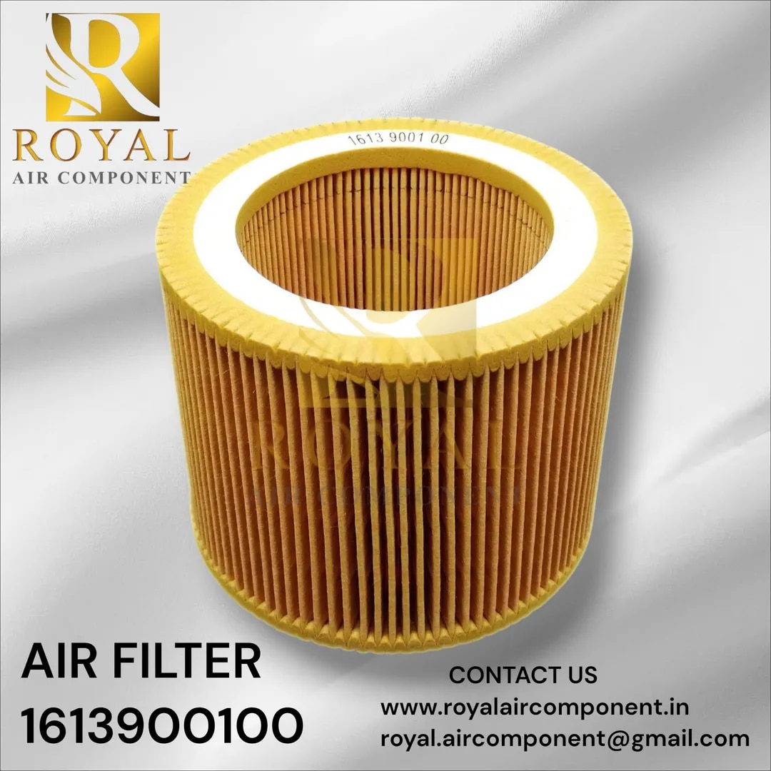 Atlas Copco Air Filter 1613900100 – Screw Compressor Intake Air Filter Element image 1
