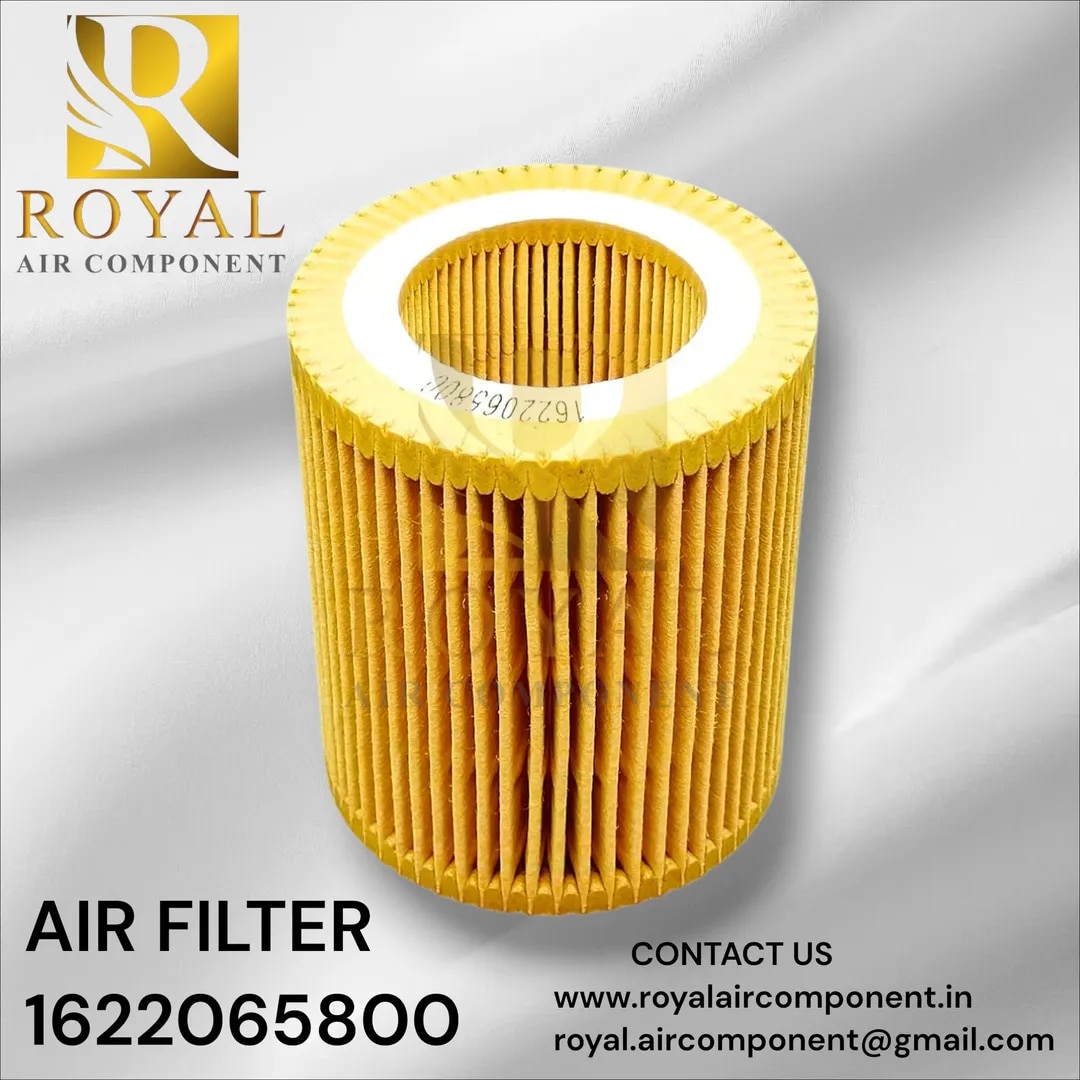 Atlas Copco Air Filter 1622065800 – Screw Compressor Intake Air Filter Element Replacement image 1