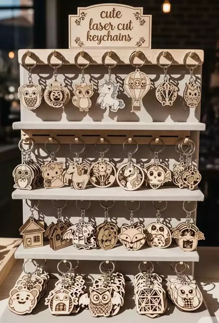 MDF Keychains image 1