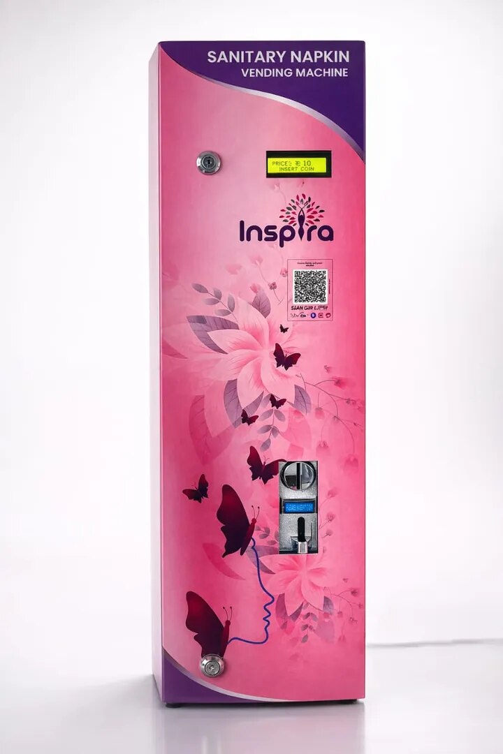 Paint Coated Sanitary Napkin Vending Machine image 1
