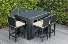 Modular Wicker Bar Set image 1