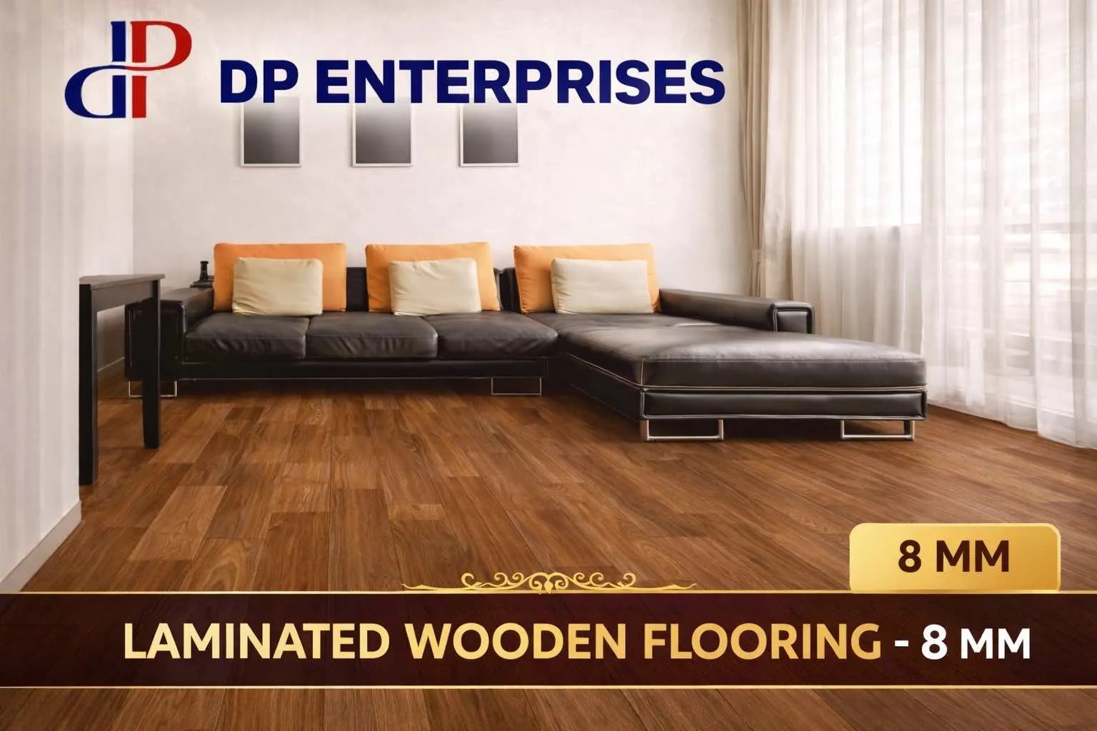 Laminated Wooden Flooring – 8 MM image 1