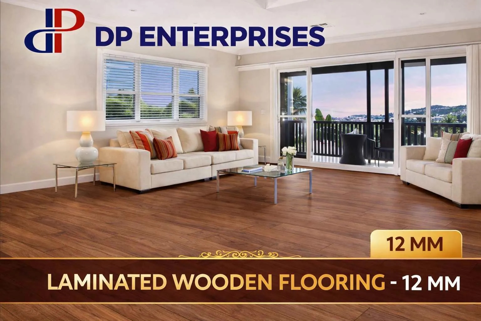 Laminated Wooden Flooring – 12 MM image 1