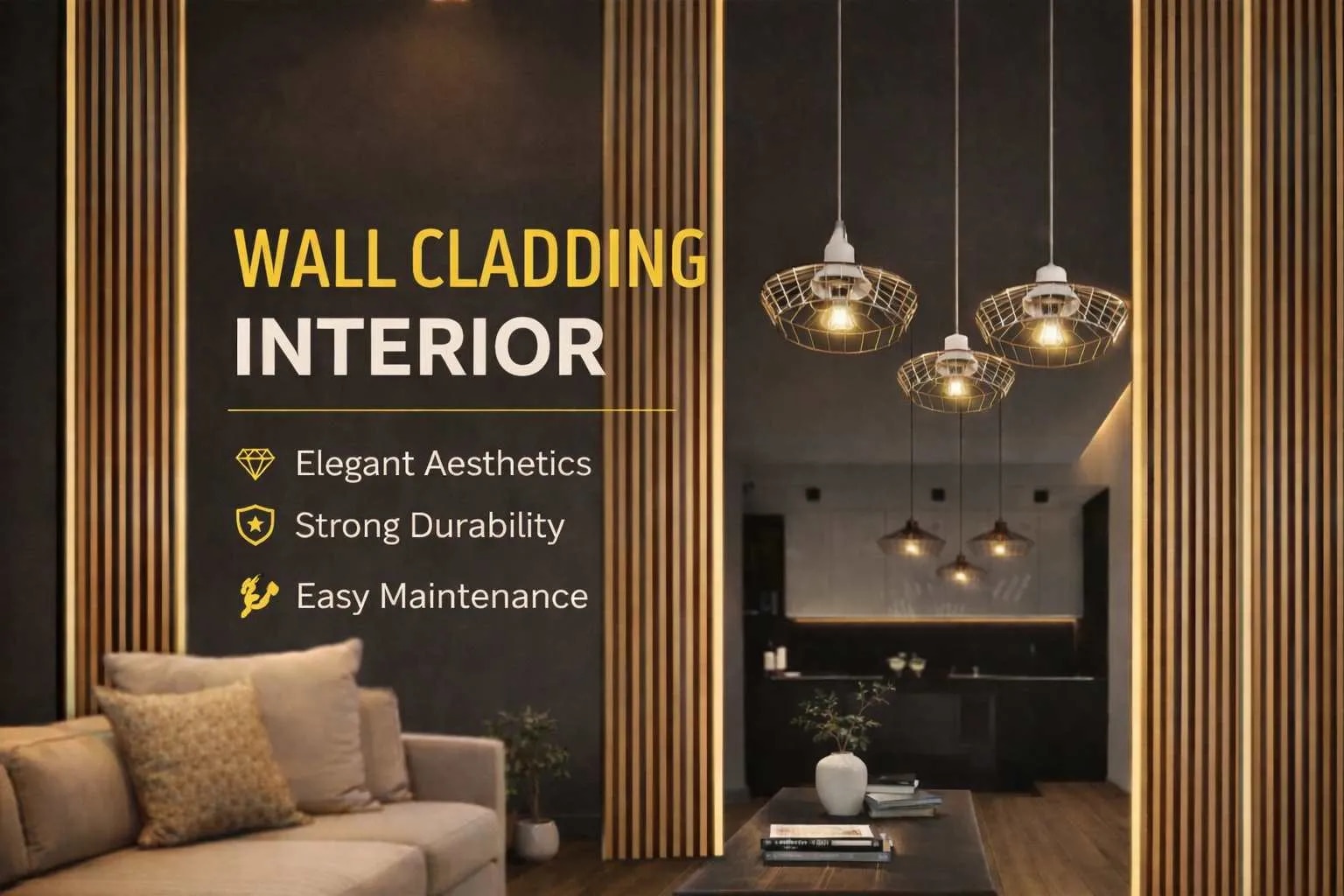 Interior Wall Cladding Services in Coimbatore image 1