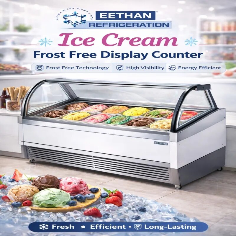 Ice Cream Frost Free Display Counter image 1