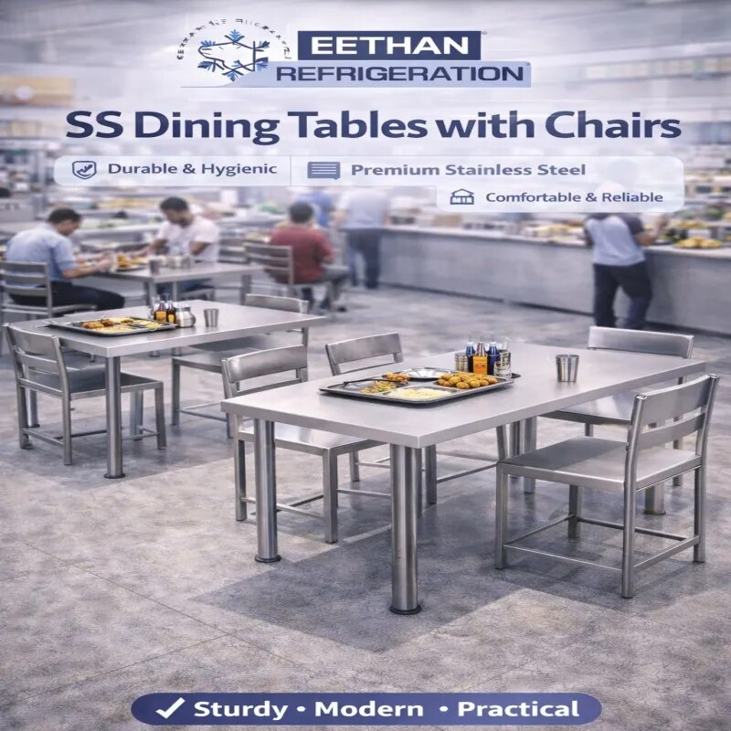 SS Dining Tables with Chairs image 1