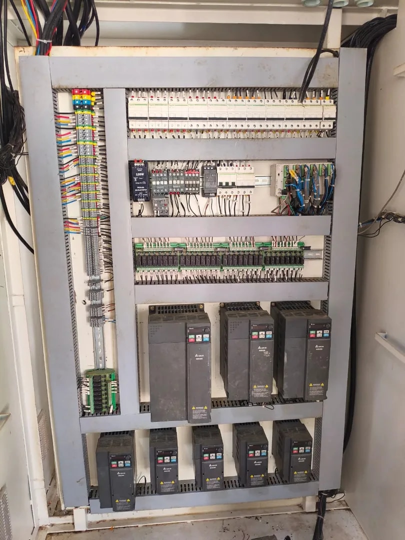 Custom Industrial PLC & VFD Control Panel image 1