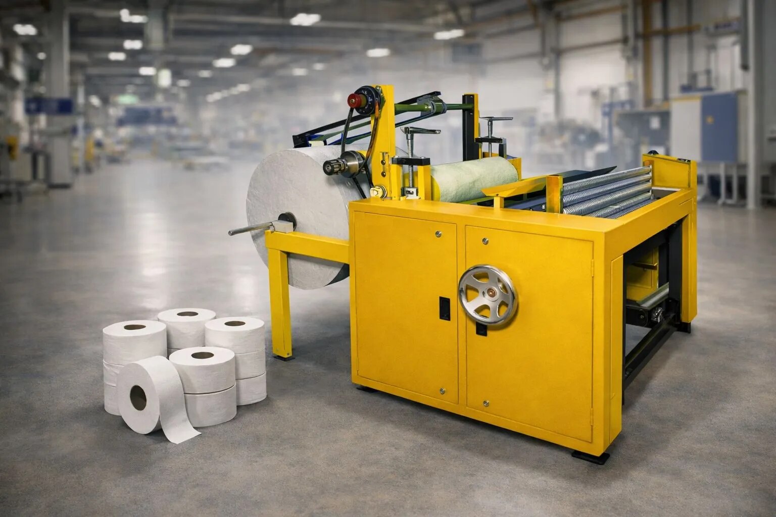 Toilet Roll, HRT / JRT & Industrial Roll Making Machine image 1
