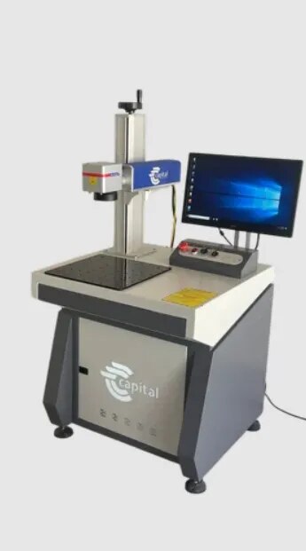 Galvo Scanner Glass Laser Marking Machine image 1