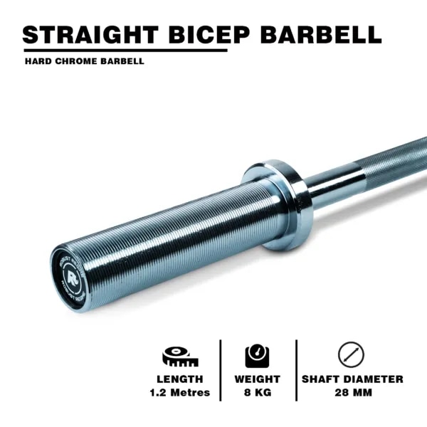 Robust Bicep Straight Bar image 1