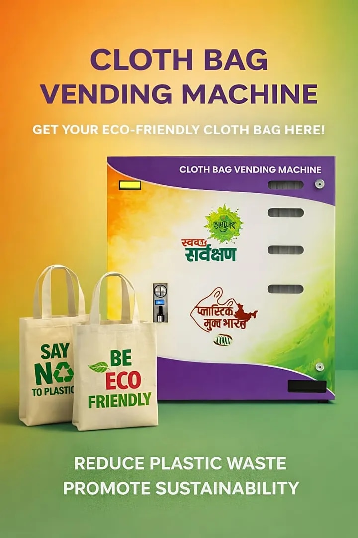 Gram Panchayat Cloth Bag Vending Machine image 1