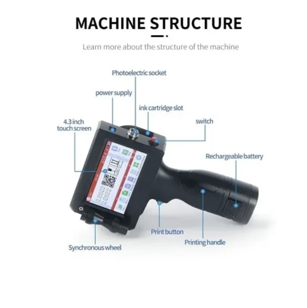 Heavy Duty Handheld Inkjet Printer image 1