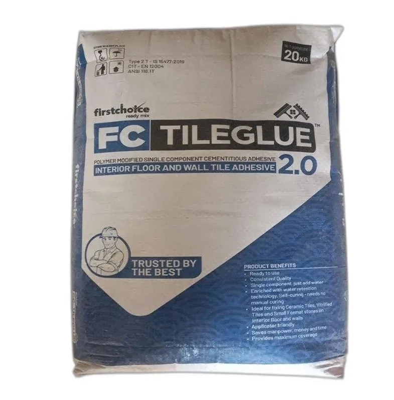 Firstchoice FC Tileglue 2.0 Tile Adhesive, 20 Kg image 1
