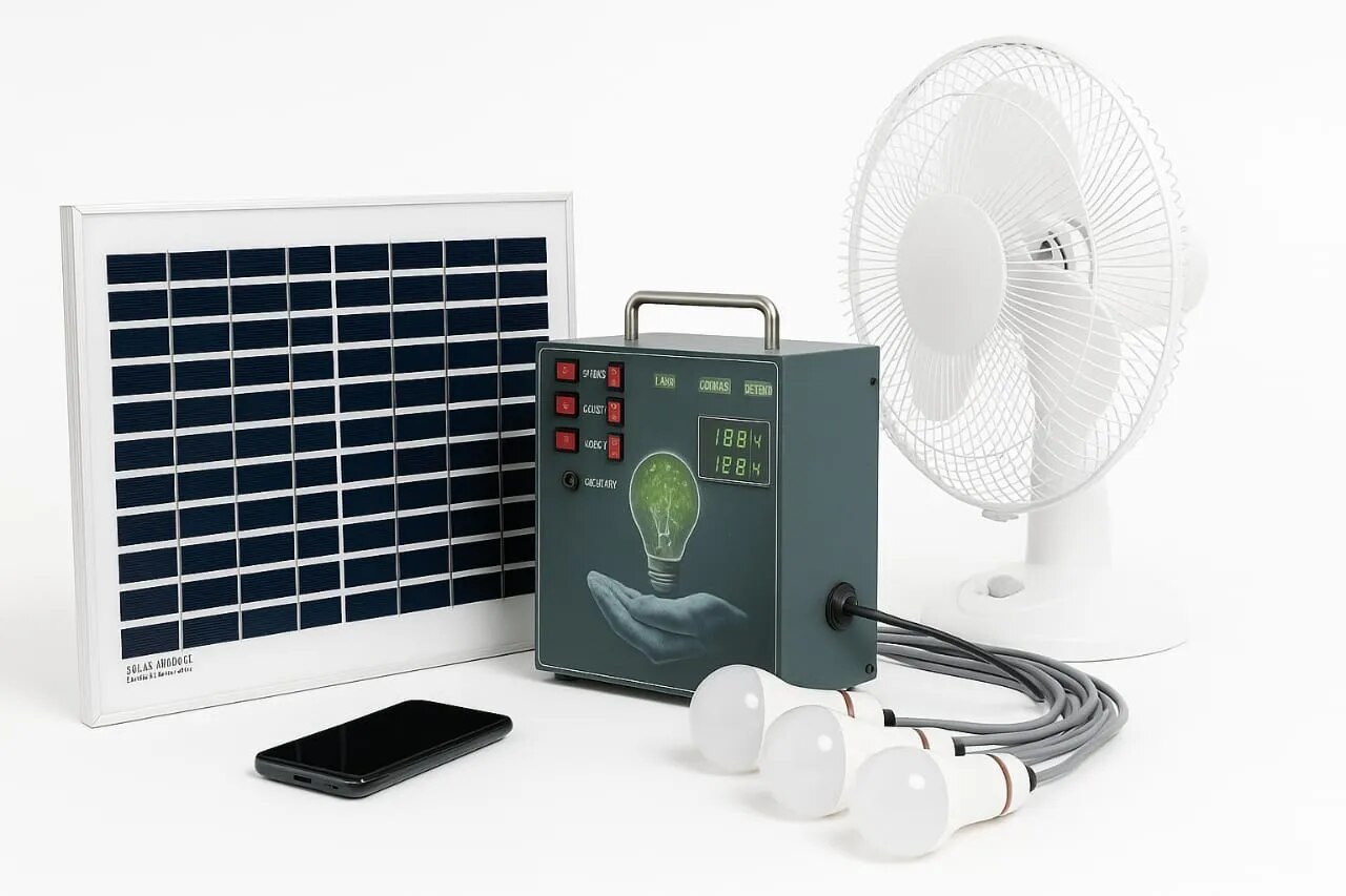 Off Grid Solar Home Light image 1