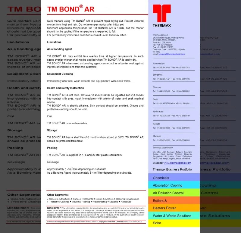 Thermax TM-BOND AR image 1