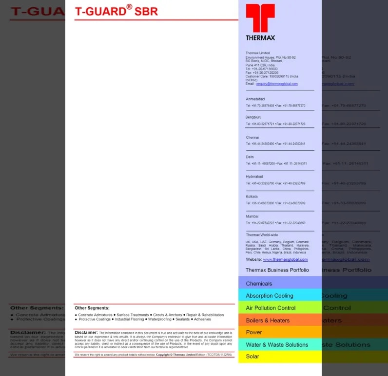 Thermax TM-BOND SBR image 1