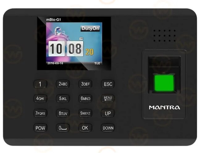Mantra BioFace mBio G1 Time Attendance Terminal Mivanta | Morx image 1