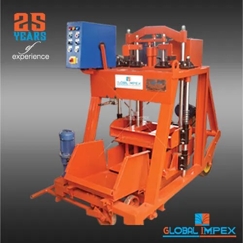 Global 430G Diesel Operated Block Making Machine image 1
