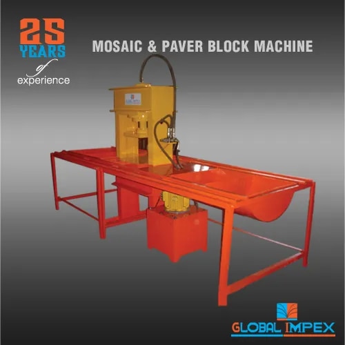 Global Mosaic and Paver Block Making Machine image 1