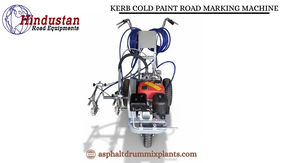 KERB COLD PAINT ROAD MARKING MACHINE image 1