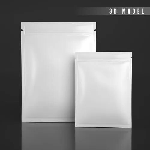 Three side Seal with D-cut pouch image 1