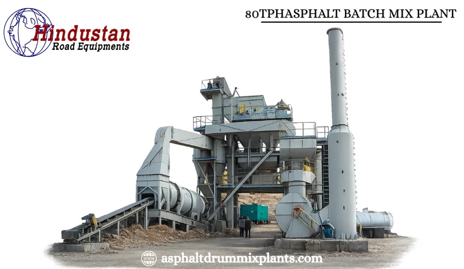80TPH ASPHALT BATCH MIX PLANT image 1