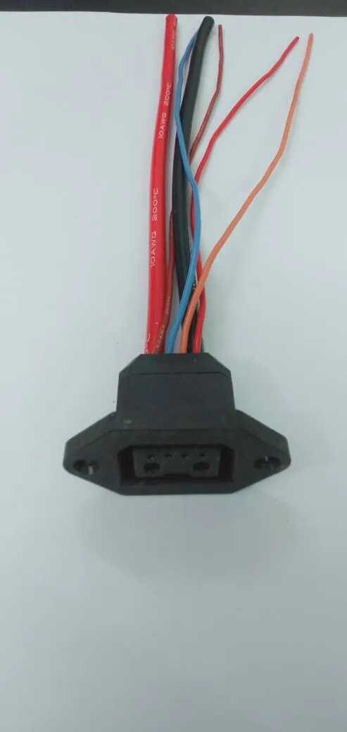 CONNECTOR 2+4 With 6 Wire Molded image 1