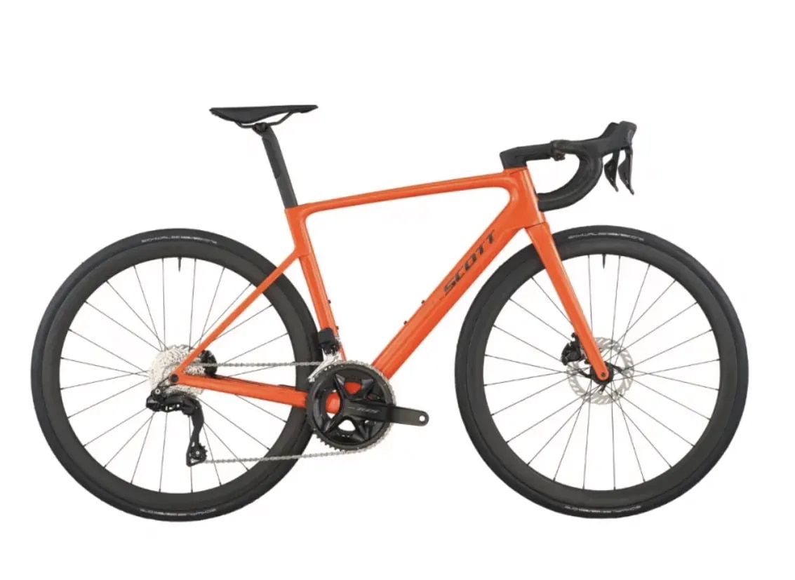 SCOTT BIKE ADDICT RC 30 ROAD BIKE FLAME ORANGE image 1