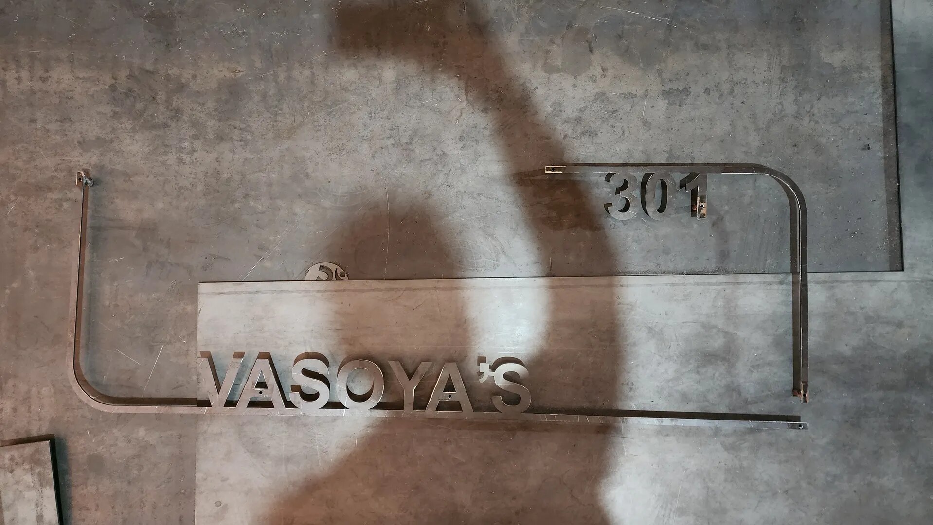 NAME PLATE IN MILD STEEL(Lokhand) image 1