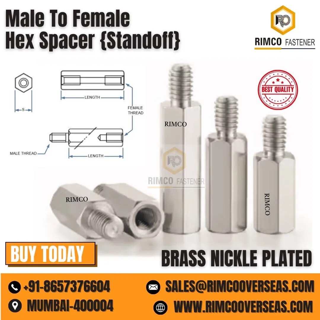 MALE TO FEMALE HEX SPACER image 1