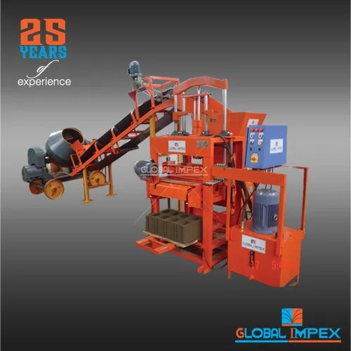 Global 1000SHD Concrete Block Making Machine image 1