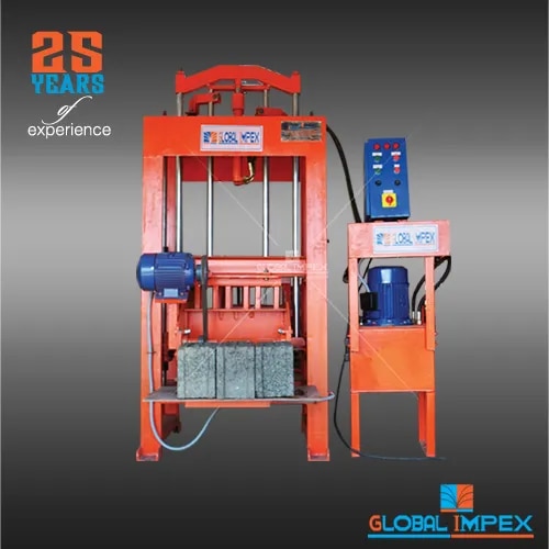 Global 860S Stand Type Block Making Machine image 1