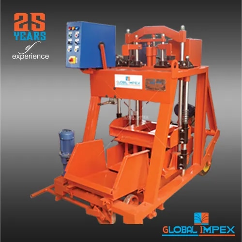 Global 430G Mini Hydraulic Block Making Machine image 1