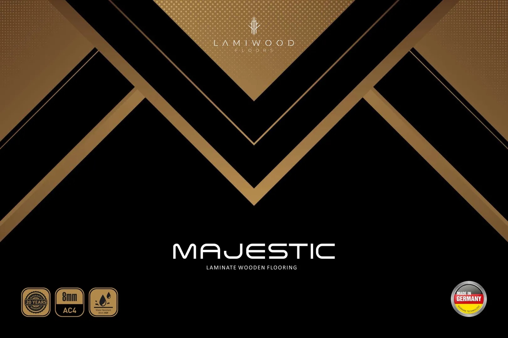 Laminated Wooden Flooring Majestic Collection image 1