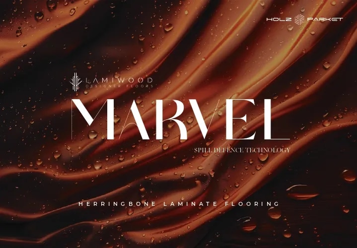 Laminate Flooring 8mm Herringbone Marvel Collection image 1