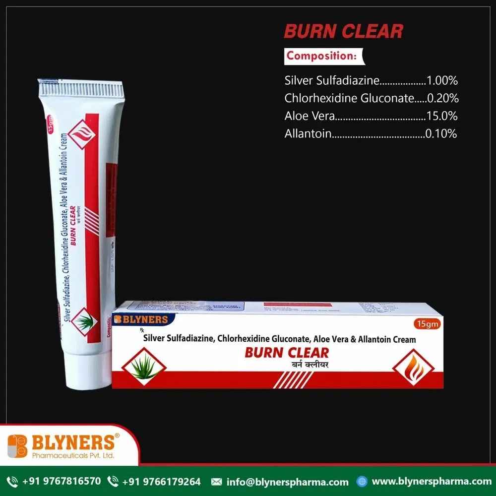 Silver Sulfadiazine,Chlorhexidine Gluconate,Aloe Vera & Allantoin Cream image 1