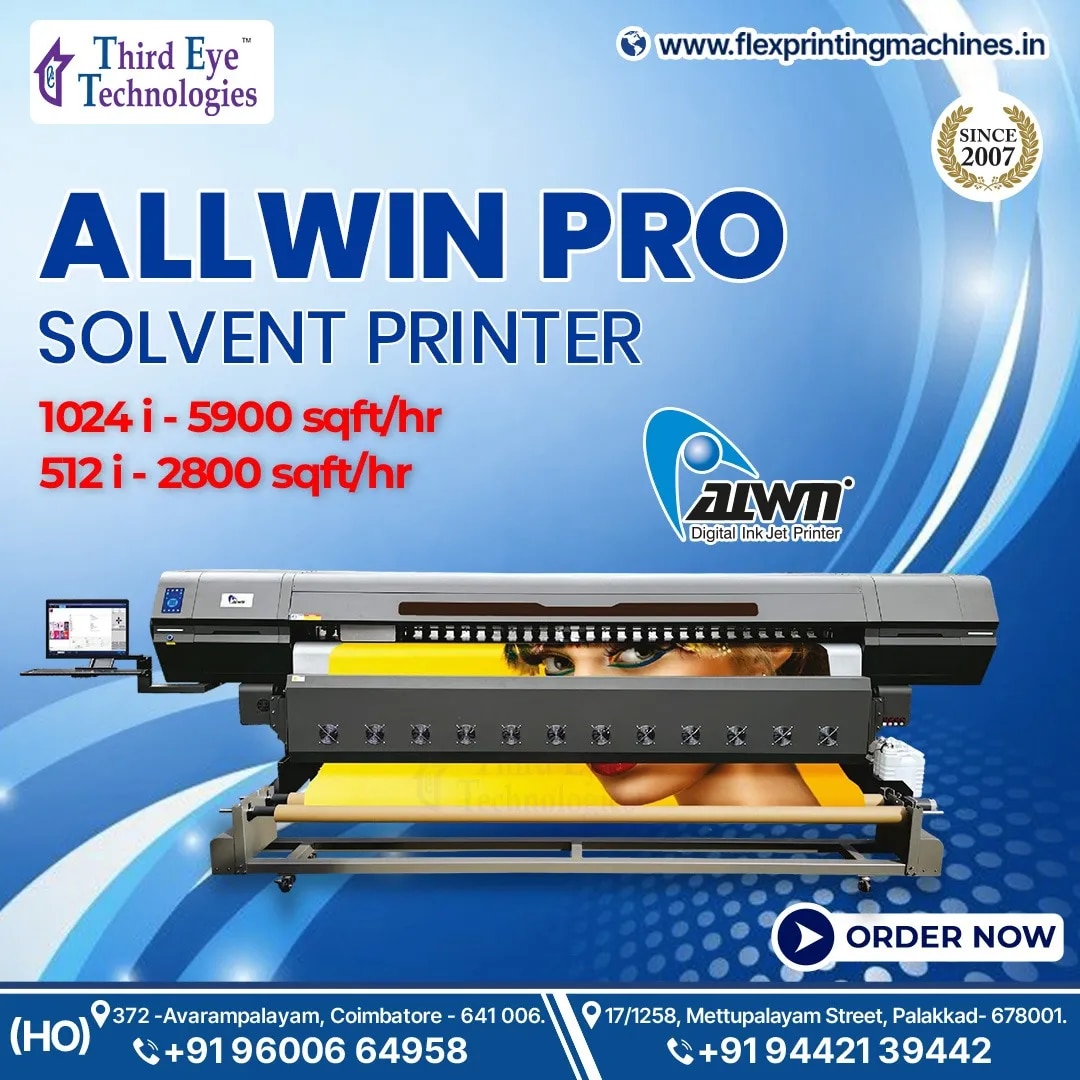 Allwin Pro Solvent Printer image 1