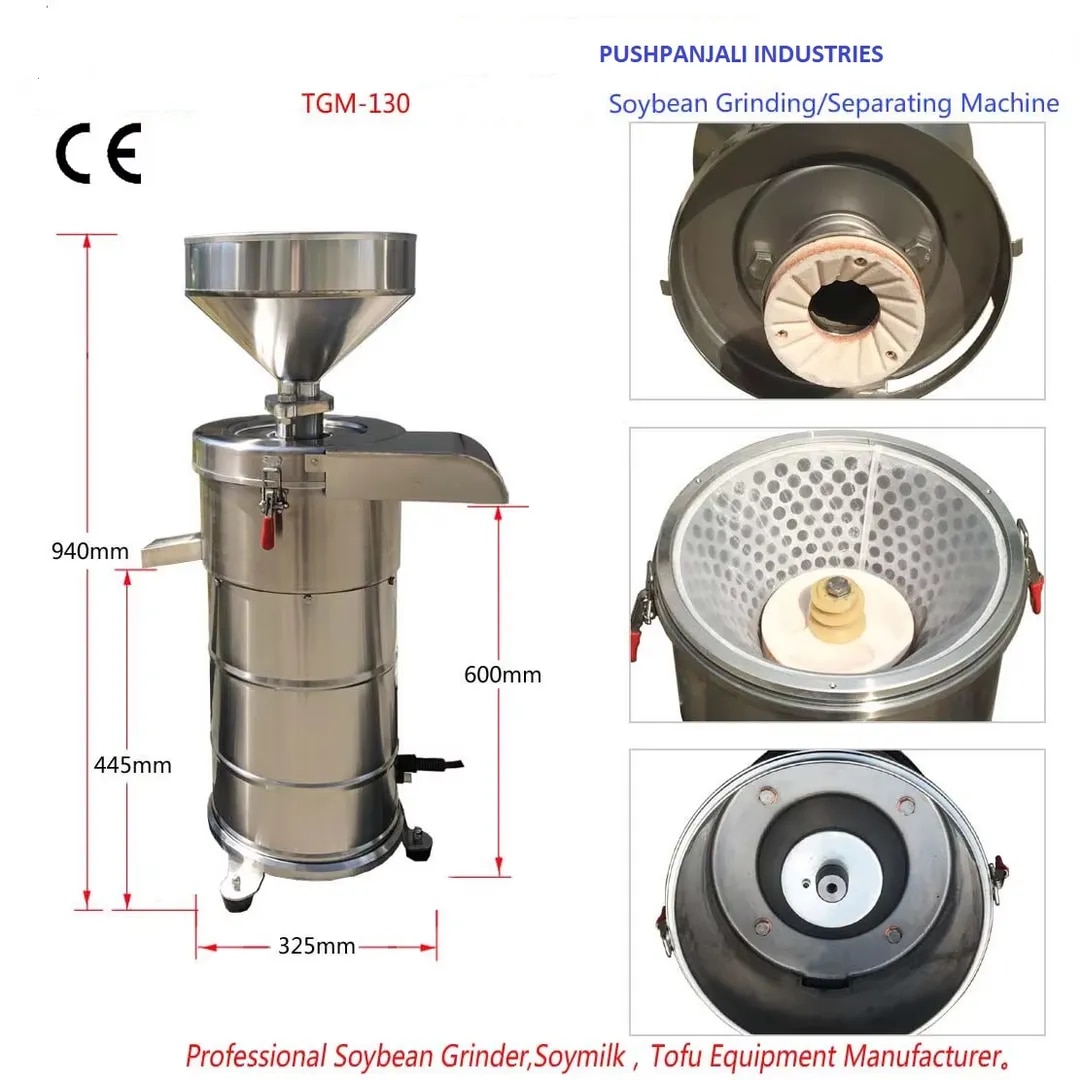 Soybean milk Machine TGM-130 Soybean Grinding and Separating Machine image 1