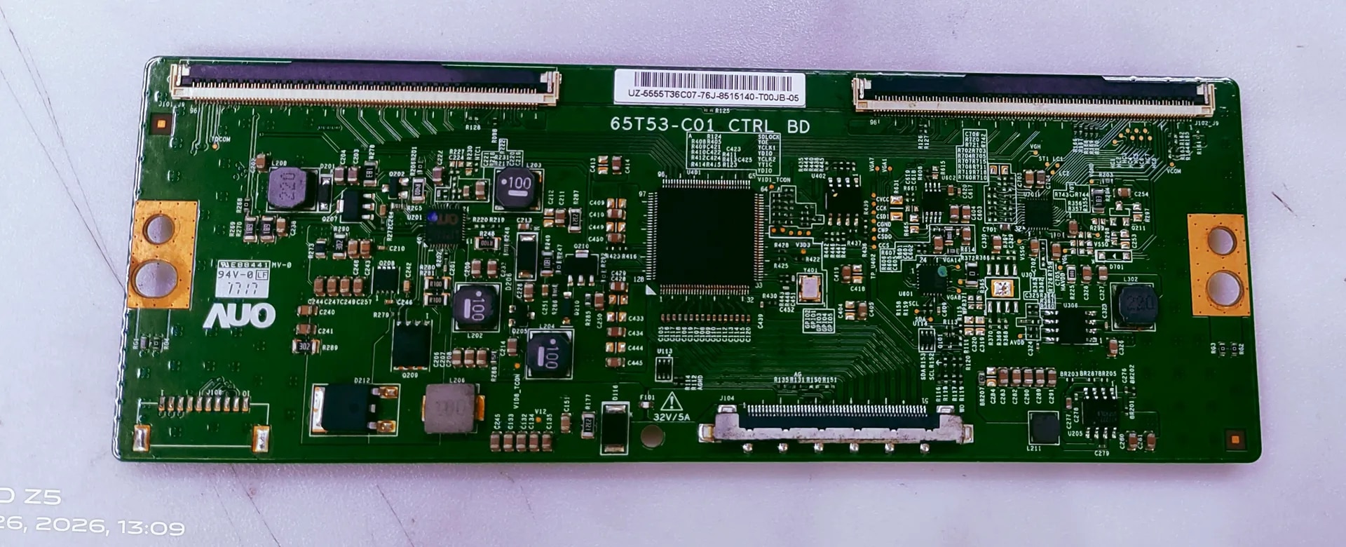 HAIRE LE55B9500U LED TV FHD TCON PART NO. 65T53-CO1 CTRL BD (UZ-5555T36C07 image 1