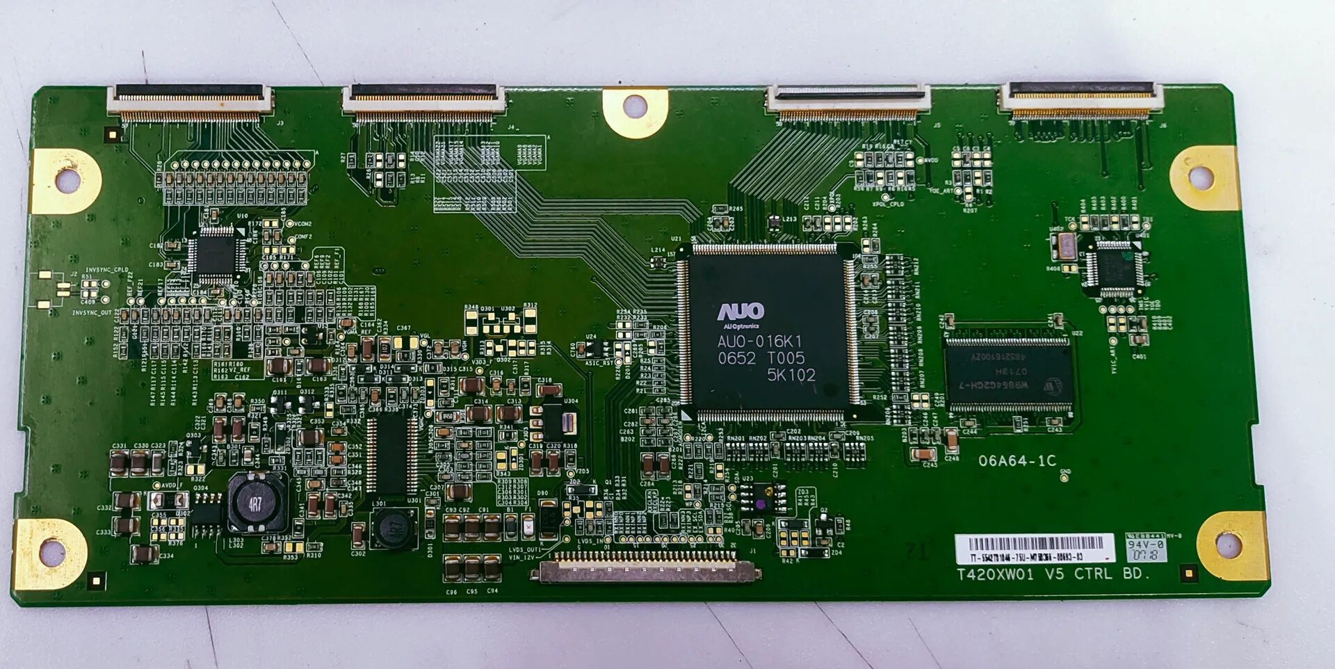 AUO TCON T420XW01 V5 CTRL BD LED TV FHD PART NO. TT-5542T01046 image 1