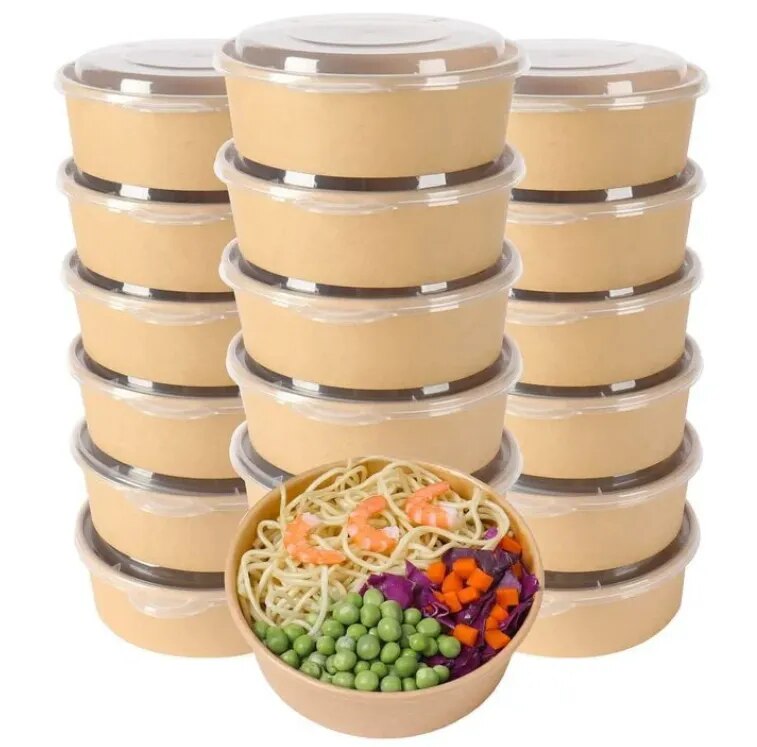 Kraft Paper Food Container image 1
