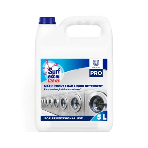 Surf Excel Matic Front Load- Professional Laundry Liquid Detergent 5L image 1