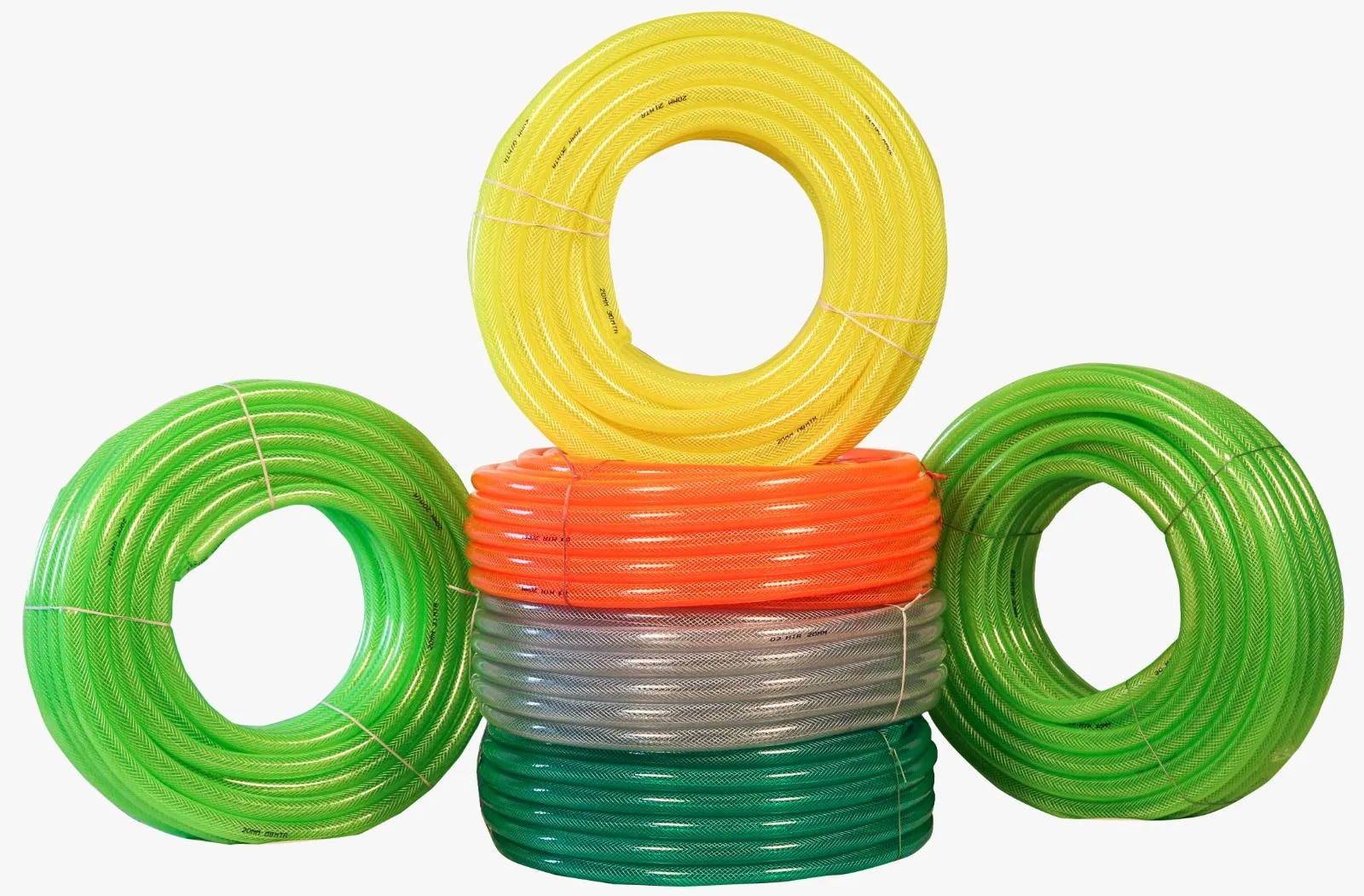 green braided hose pipe image 1