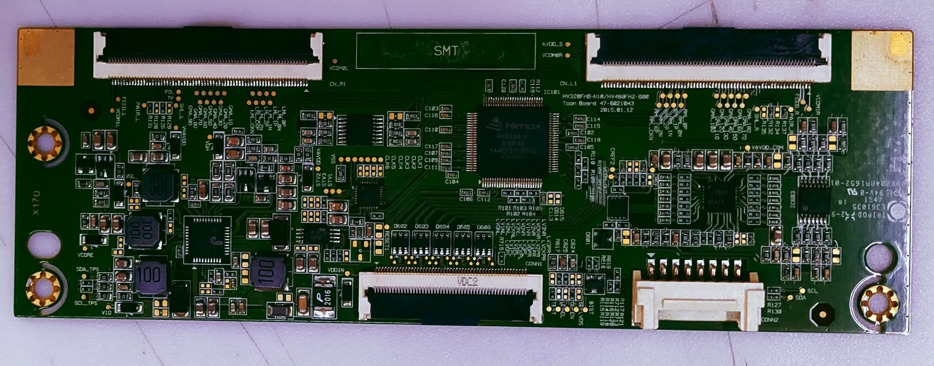 Samsung UA48J5100AR T-con Board Part No.BN96-34103B image 1